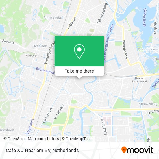 Café XO Haarlem BV map