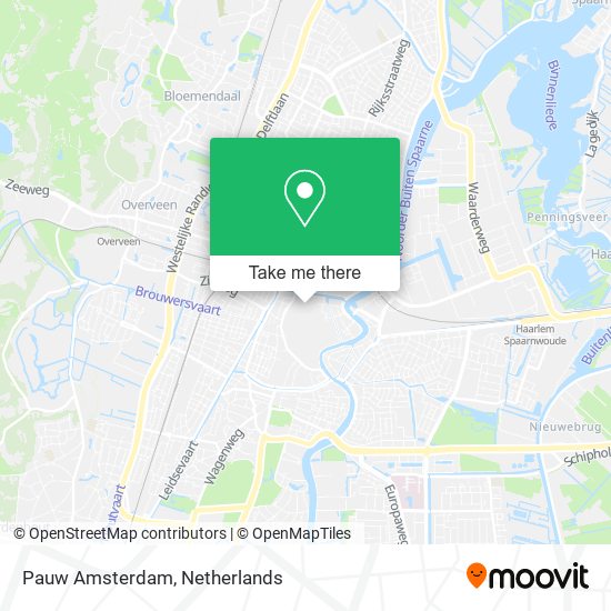 Pauw Amsterdam map