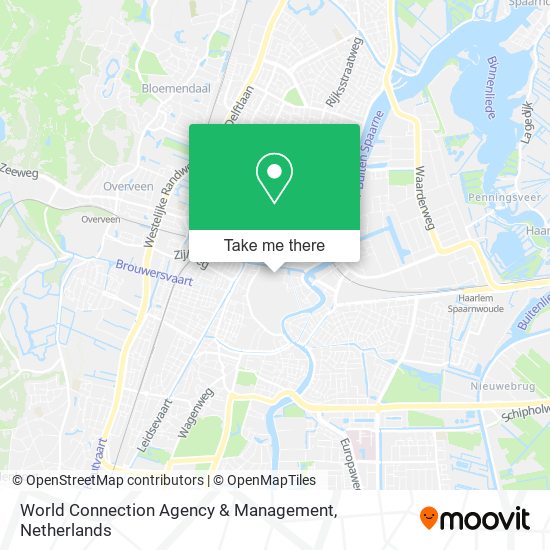 World Connection Agency & Management map