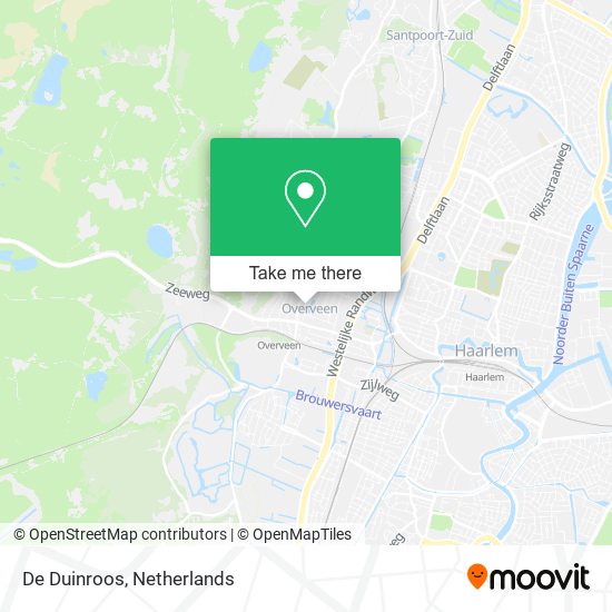 De Duinroos map