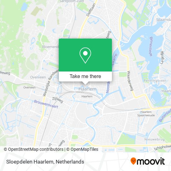 Sloepdelen Haarlem map