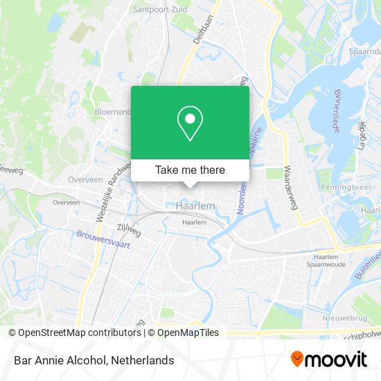 Bar Annie Alcohol map