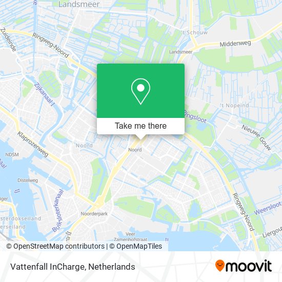 Vattenfall InCharge map