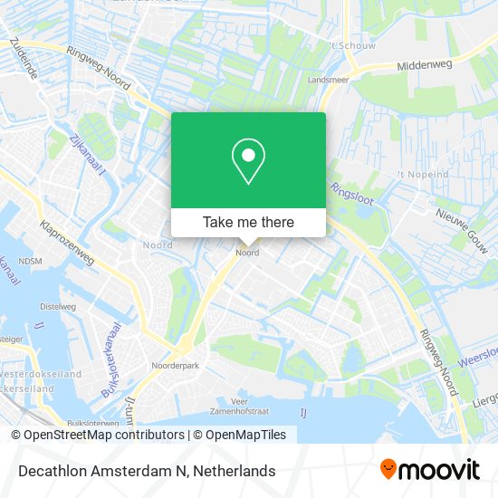 Decathlon Amsterdam N map