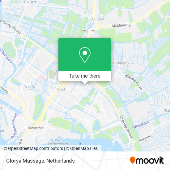 Glorya Massage map