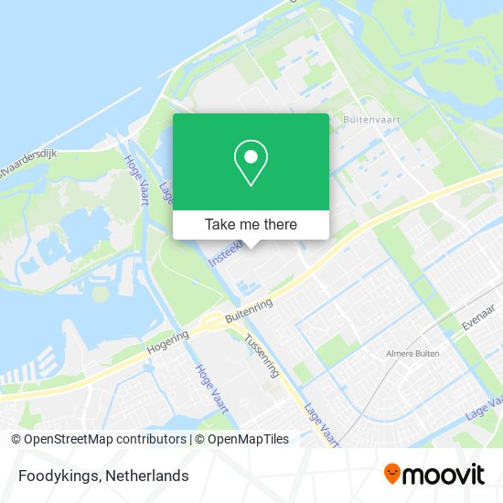 Foodykings map