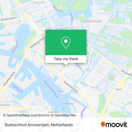 Budoschool Amsterdam map