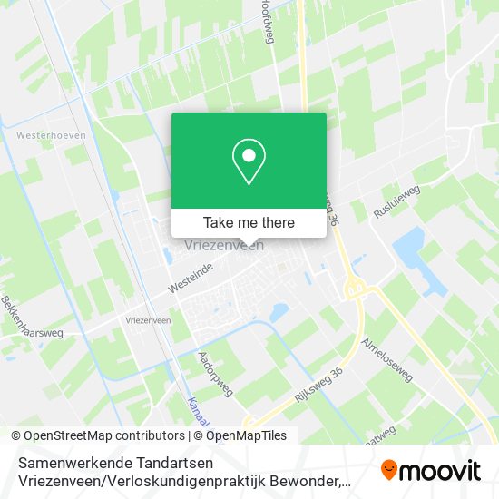 Samenwerkende Tandartsen Vriezenveen / Verloskundigenpraktijk Bewonder map