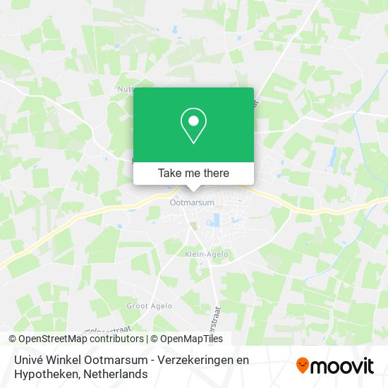 Univé Winkel Ootmarsum - Verzekeringen en Hypotheken Karte