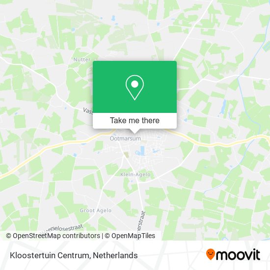 Kloostertuin Centrum map