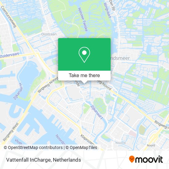 Vattenfall InCharge map