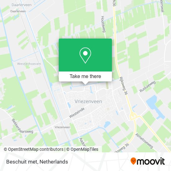 Beschuit met map