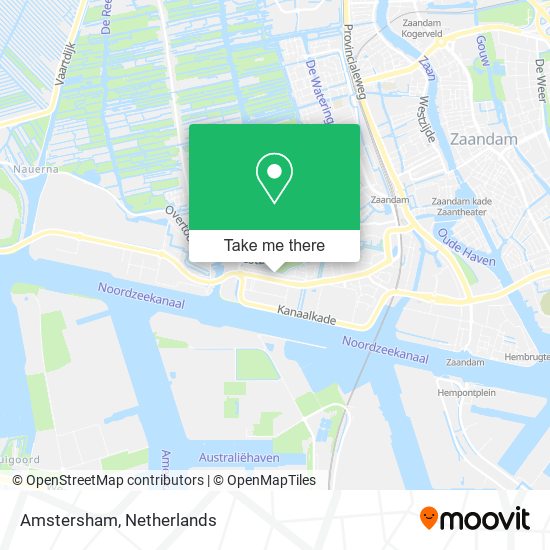 Amstersham map