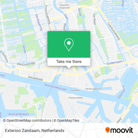 Exterioo Zandaam map