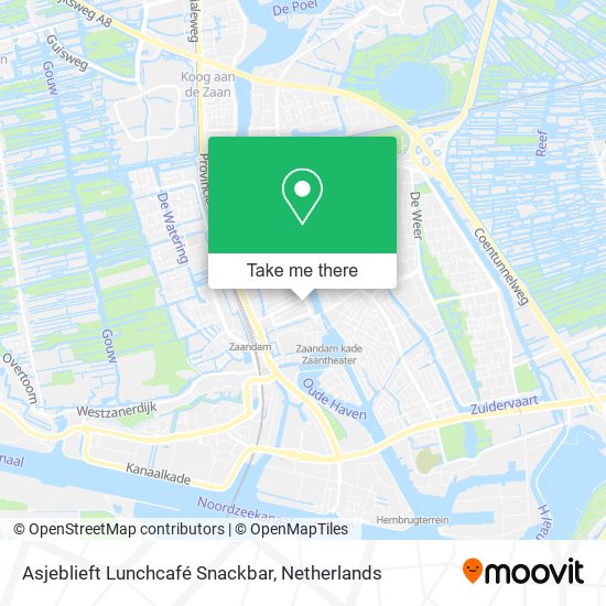 Asjeblieft Lunchcafé Snackbar map