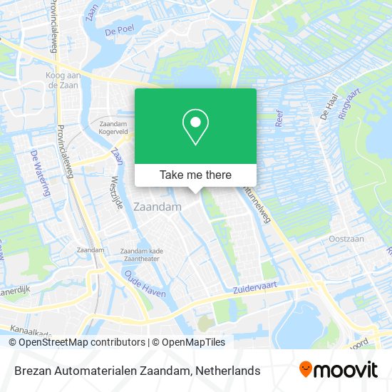 Brezan Automaterialen Zaandam map