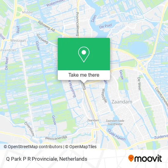 Q Park P R Provinciale map