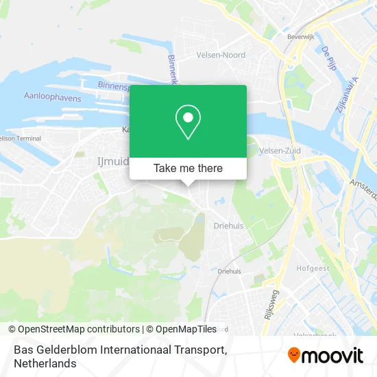 Bas Gelderblom Internationaal Transport map