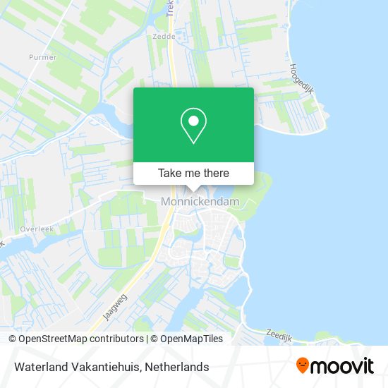 Waterland Vakantiehuis map