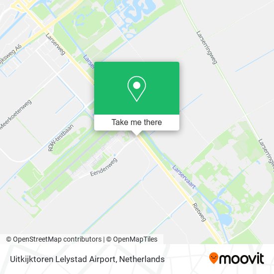 Uitkijktoren Lelystad Airport map