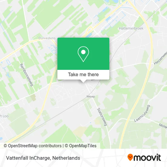 Vattenfall InCharge Karte