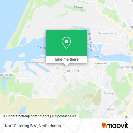 Korf Catering B.V. map