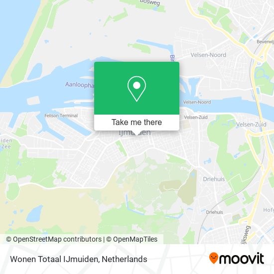 Wonen Totaal IJmuiden map