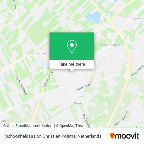 Schoonheidssalon Christien Polstra map