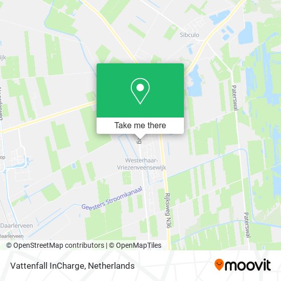 Vattenfall InCharge map