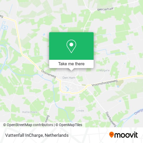 Vattenfall InCharge map