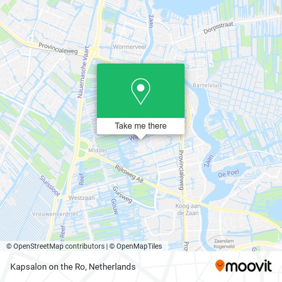 Kapsalon on the Ro map