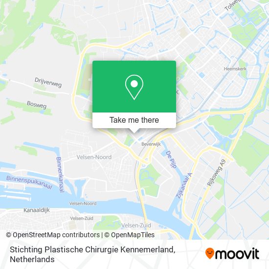 Stichting Plastische Chirurgie Kennemerland map