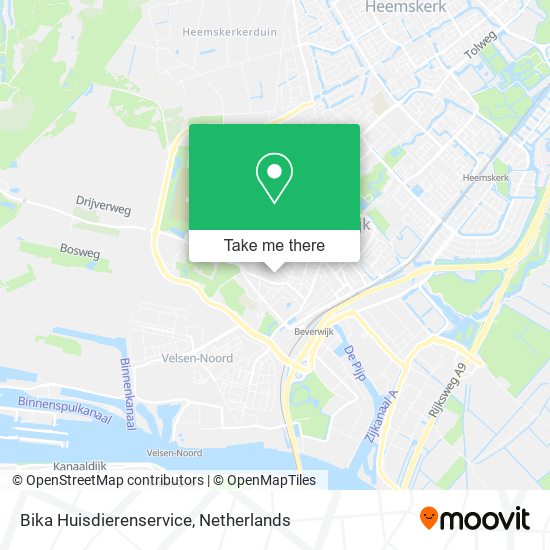 Bika Huisdierenservice map