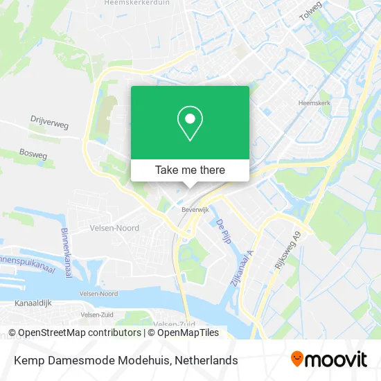 Kemp Damesmode Modehuis Karte