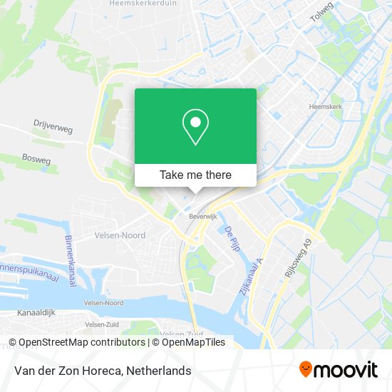 Van der Zon Horeca Karte