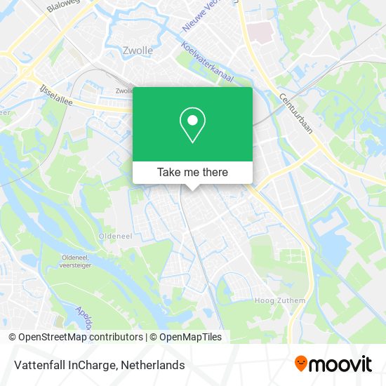 Vattenfall InCharge map