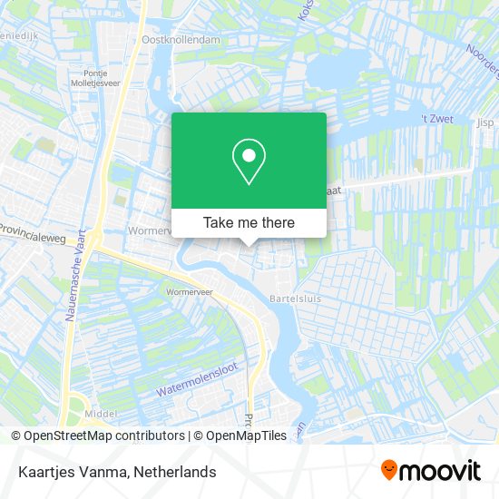 Kaartjes Vanma map