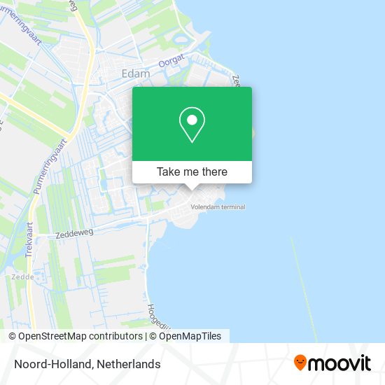 Noord-Holland Karte