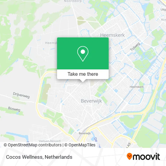 Cocos Wellness map
