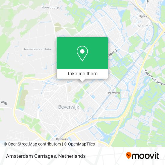 Amsterdam Carriages map