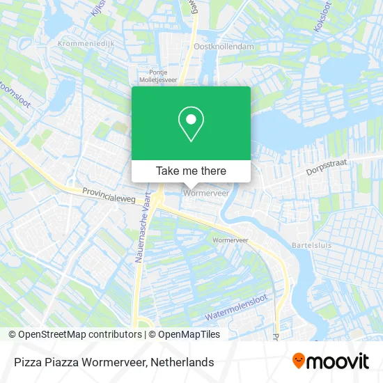 Pizza Piazza Wormerveer map