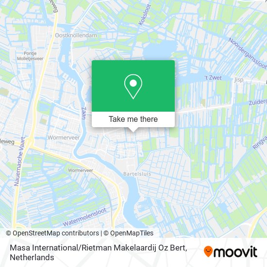 Masa International / Rietman Makelaardij Oz Bert map