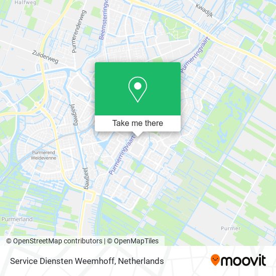 Service Diensten Weemhoff map