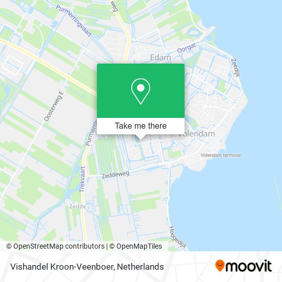 Vishandel Kroon-Veenboer map