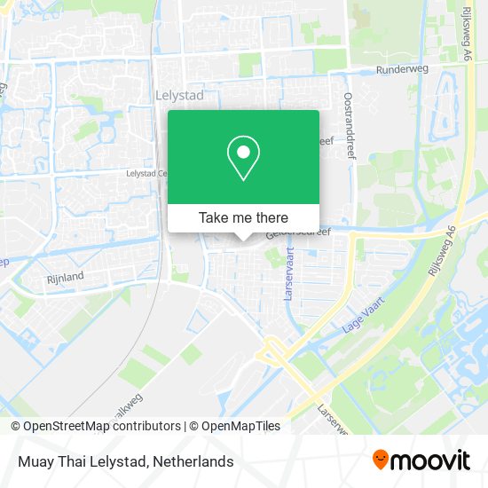 Muay Thai Lelystad map