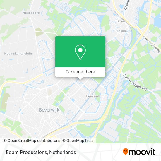 Edam Productions map