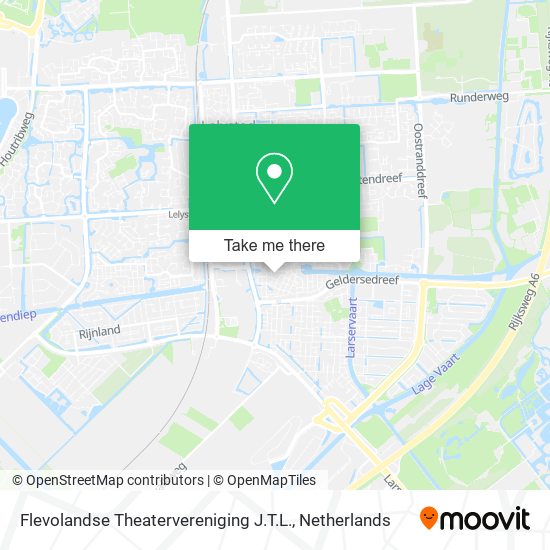 Flevolandse Theatervereniging J.T.L. map