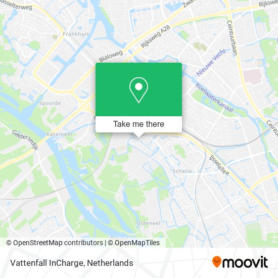 Vattenfall InCharge map