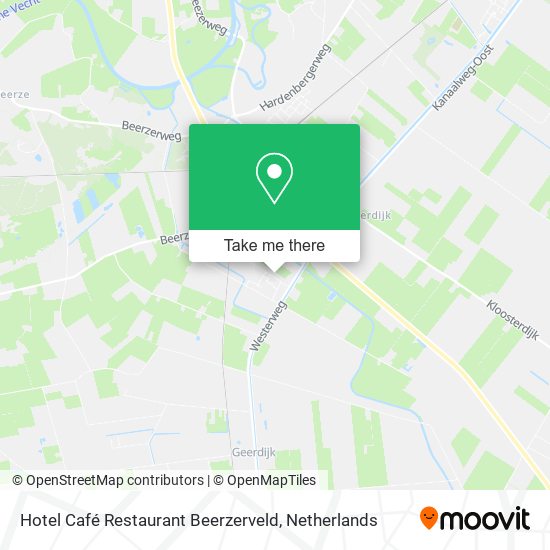 Hotel Café Restaurant Beerzerveld map