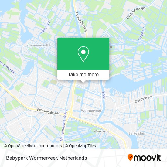 Babypark Wormerveer map